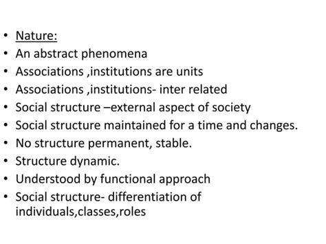 Social structure (Sociology)