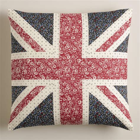 Union Jack Square Throw Pillow | Throw pillows, Union jack cushions, Union jack decor