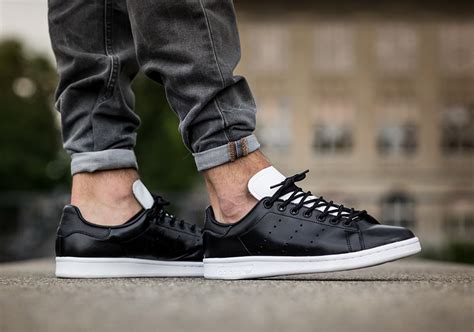 adidas Stan Smith Black White Leather S80018 | SneakerNews.com