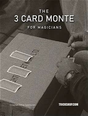 Monte Magic Tricks with 3 Cards, Cups or Shells