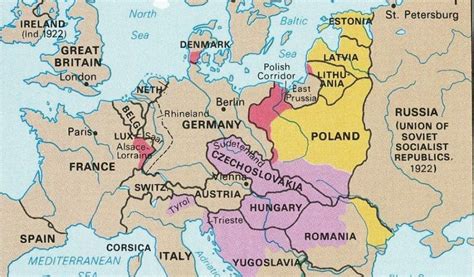 Map Of Europe Before And After Ww1 | Thebrokensealblog