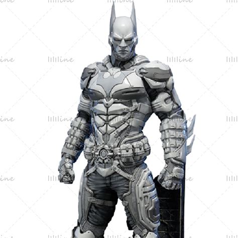 Batman Beyond 3D Model Print STL format for 3D Printing