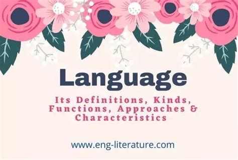 Language | Definitions, Types, Functions, Approaches, Characteristics ...