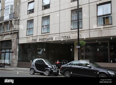 The portland Hospital in London. It is a private maternity hospital ...