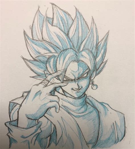 Goku Black Drawing | Dragon ball art, Dragon ball painting, Dragon ball artwork