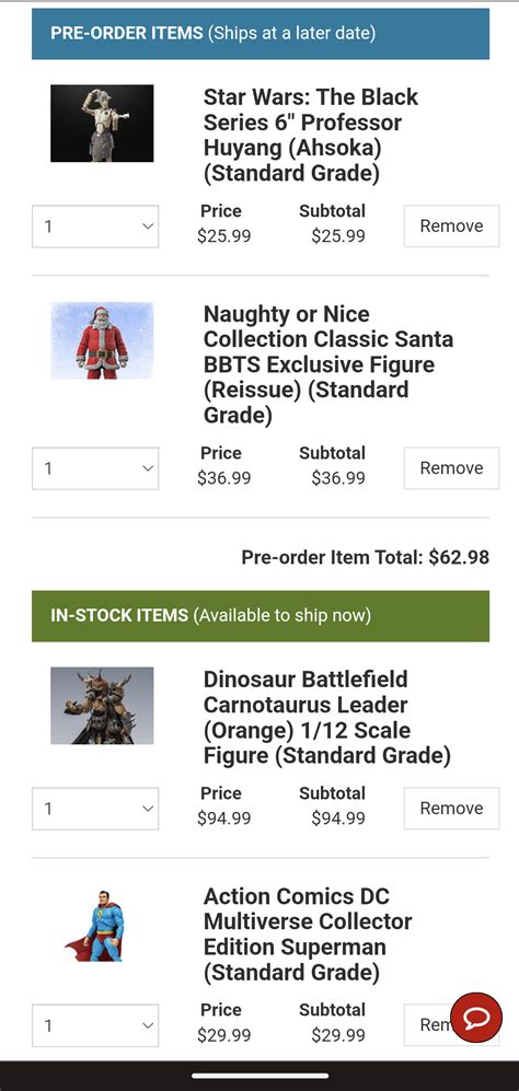 Rate my BBTS Cart : r/ActionFigures