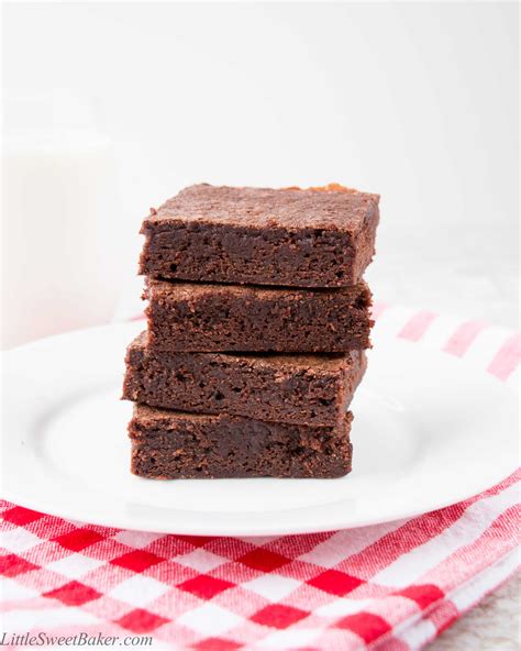 Easy Chocolate Brownies (video) - Little Sweet Baker