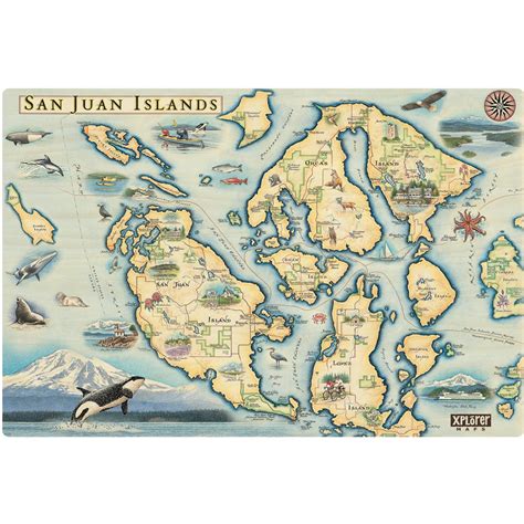 San Juan Islands Map - Map Of The United States