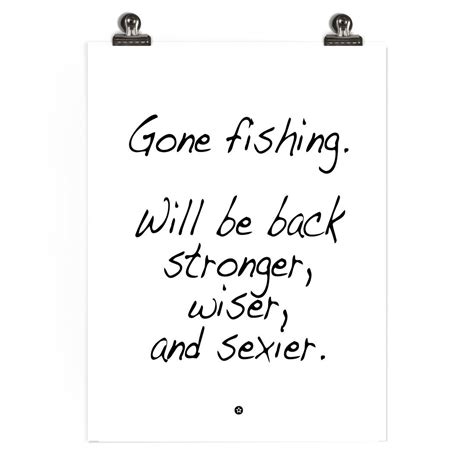 Gone Fishing Poster