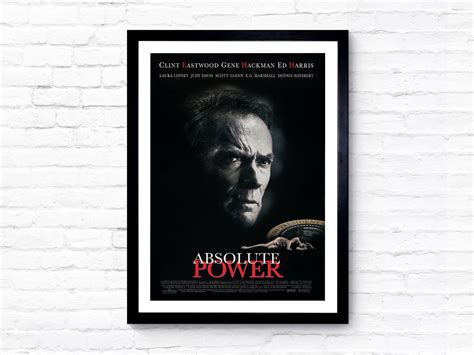 Absolute Power 1997 Movie Poster / Film Poster A1 A2 | Etsy