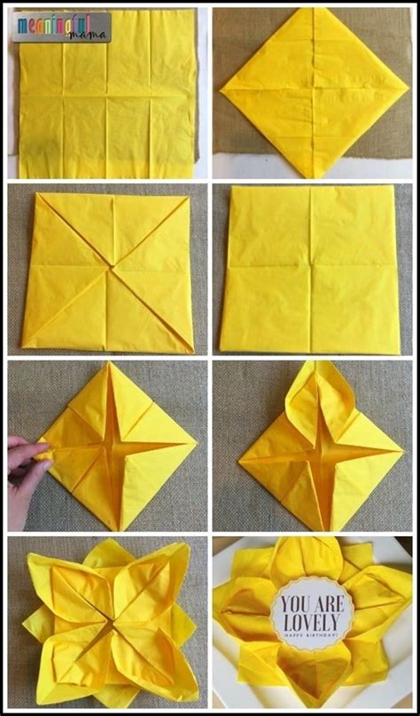 40 Amazing Paper Napkin Craft Ideas