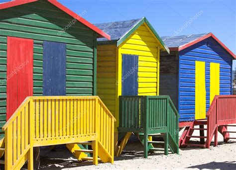 Colorful Beach Houses - Cape Town — Stock Photo © Dhoxax #6551087