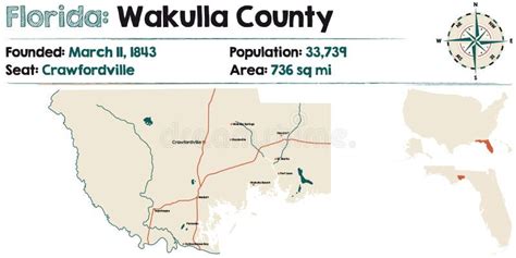 Wakulla County, Florida U.S. County, United States of America, USA, U.S ...