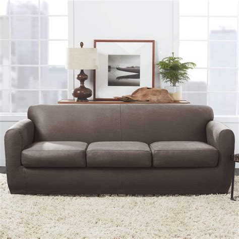 Ultimate Stretch Leather Four Piece Sofa Slipcover – SureFit