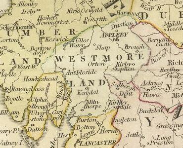 History of Westmorland | Map and description for the county