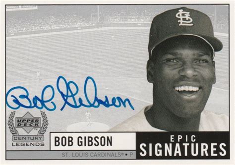 Top Bob Gibson Baseball Cards, Vintage, Rookies, Autographs, Gallery