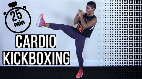 25 Minute Cardio Kickboxing Workout - YouTube