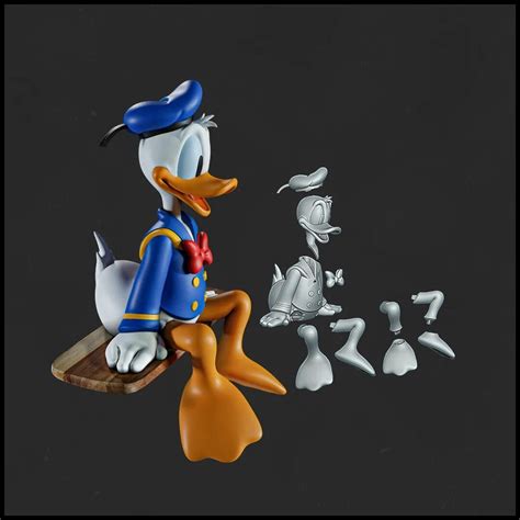 Donald Duck STL 3D Print Files for Digital Download and 3D - Etsy UK