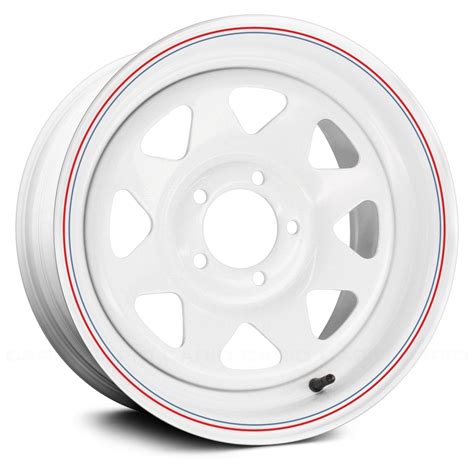 16" Inch 5x5.5 Wheel Rim AWC 80 8 SPOKE 16x7 +0mm White - Walmart.com - Walmart.com