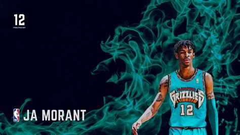 🔥 Download Ja Morant Shines In The Nba Spotlight Wallpaper by ...