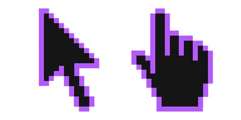 Heliotrope Pixel cursor – Custom Cursor