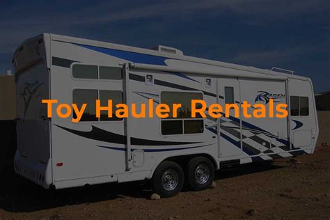 RV & Toy-Hauler Rentals - Desert Rentals Unlimited