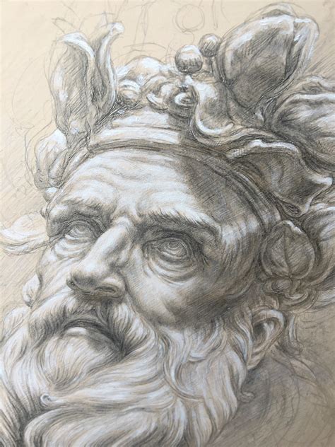 Silverpoint drawing :: Behance