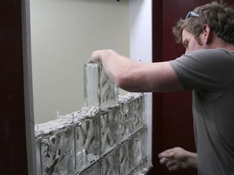 How to Install a Glass-Block Wall | HGTV