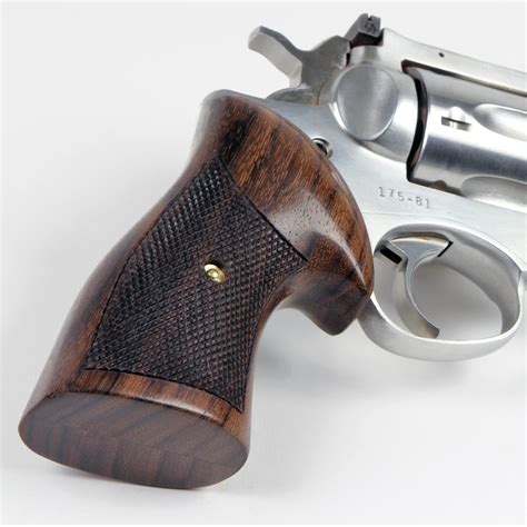 Ruger LCR Secret Service CHECKERED Rosewood Grips