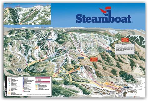 Steamboat Ski Resort Map - Mammoth Mountain Trail Map