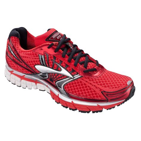 Brooks Mens Adrenaline GTS 14 Running Shoes - Red - Tennisnuts.com