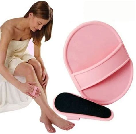 HOT Exfoliating Facial Arms Legs Body Skin Hair Removal Exfoliator Pads ...