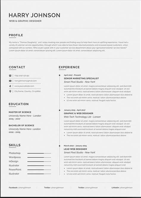 Microsoft resume templates free download - modelqust