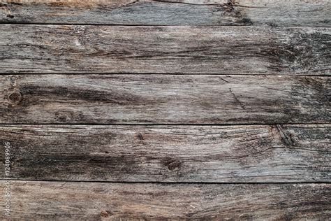 Horizontal wooden planks texture. Old rustic wood, aged table, wall ...