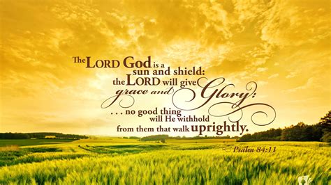 The Lord God Is A Sun And Shield HD Bible Verse Wallpapers | HD Wallpapers | ID #92995