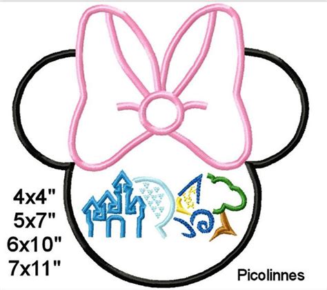 Disney Pink Embroidery Designs | Embroidery