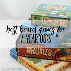 Best Board Games for 7 Year Olds - Explore More Clean Less