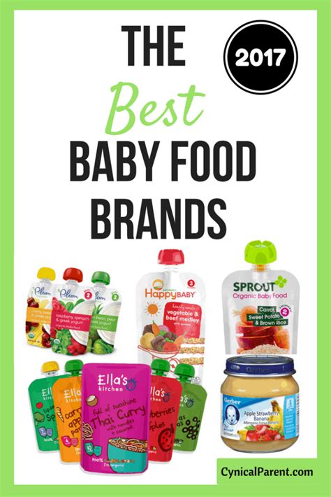 Best Baby Food Brands in 2017