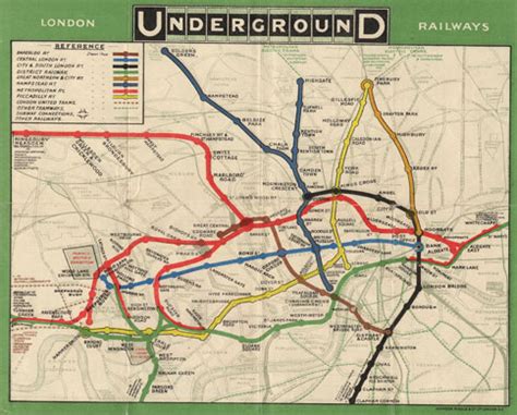 the feminist librarian: Quick Hit: London Tube Map History