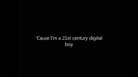 Bad Religion - 21st Century Digital Boy [Lyrics] - YouTube