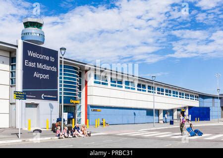 East Midlands Airport Passengers heading towards the departures entrance east midlands airport ...