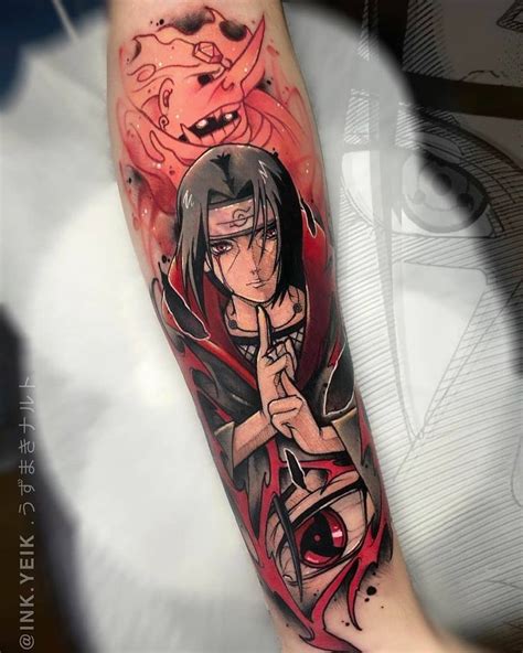 #1🏆ANIME TATTOO PAGE on Instagram: “Amazing Itachi tattoo done by @ink ...