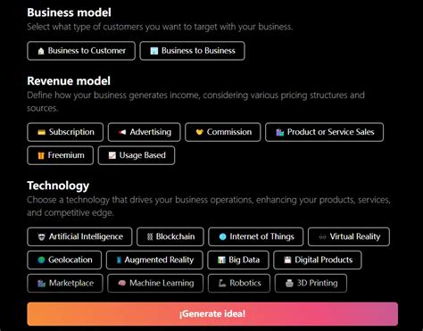 Discover Your Next Business Idea with AI-Powered Business Generator