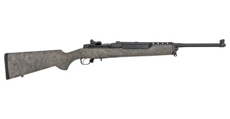 Ruger Mini-14 Tactical 5.56 NATO Rifle with Gray Hogue OverMolded Stock ...