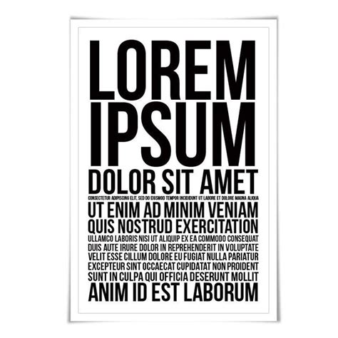 Lorem Ipsum. 60 Colours/3 Sizes. Graphic Designer Gift. Font Poster. Graphic Design Poster ...