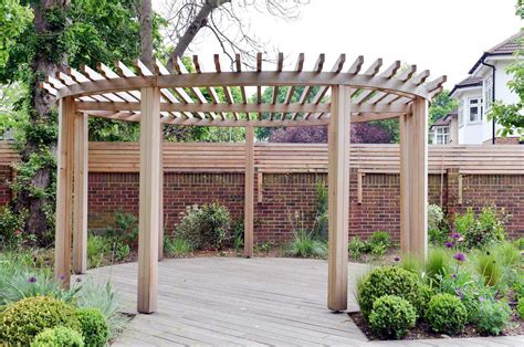 Circular bespoke pergola | Outdoor pergola, Backyard pergola, Pergola lighting