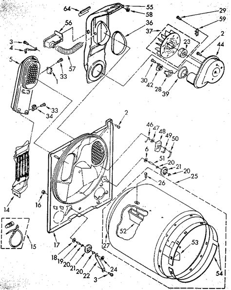 KENMORE ELECTRIC DRYER Parts | Model 11086980800 | Sears PartsDirect ...