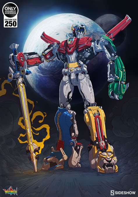 Voltron: Defender of the Universe Voltron Variant Art Print | Sideshow Collectibles