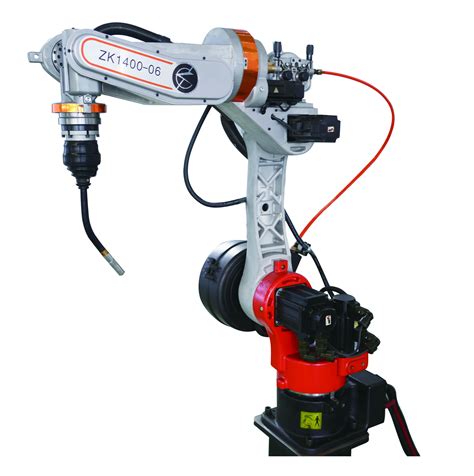 Arc welding robot integrated welding hardware system, compact structure