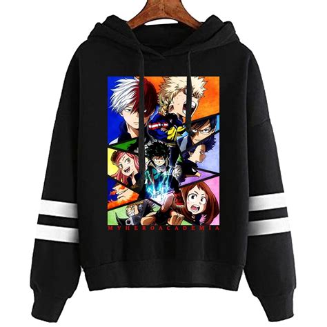 My Hero Academia Mha Merch Hoodies Boku No Hero Academia Sweatshirts Cozy Tops Pullovers ...